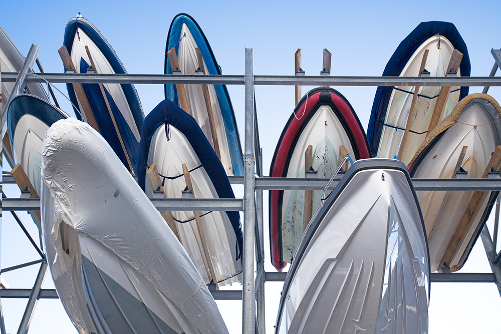Marina boat storage